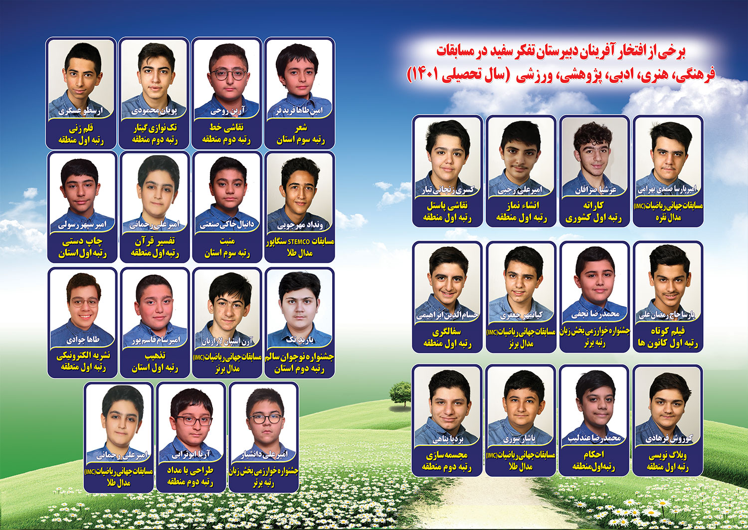 افتخارآفرینان